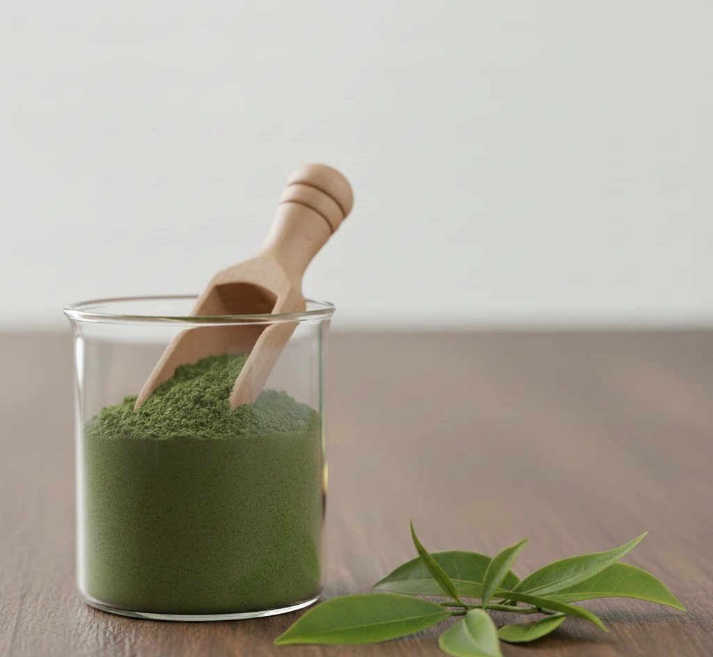 Grüntee-Extrakt zur natürlichen Fettverbrennung und Stoffwechselaktivierung.